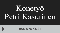 Konetyö Petri Kasurinen logo